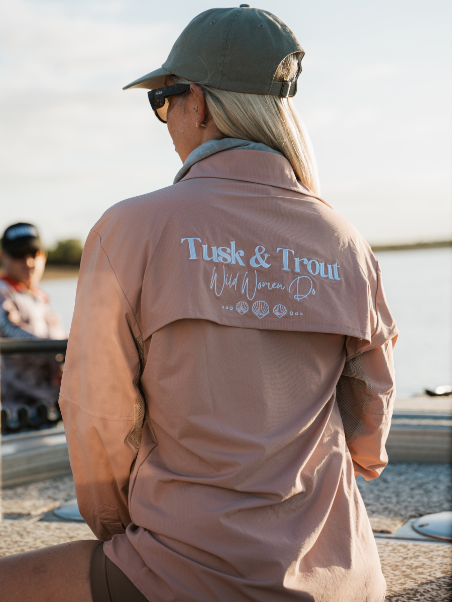Dusty Pink Fishing Shirt