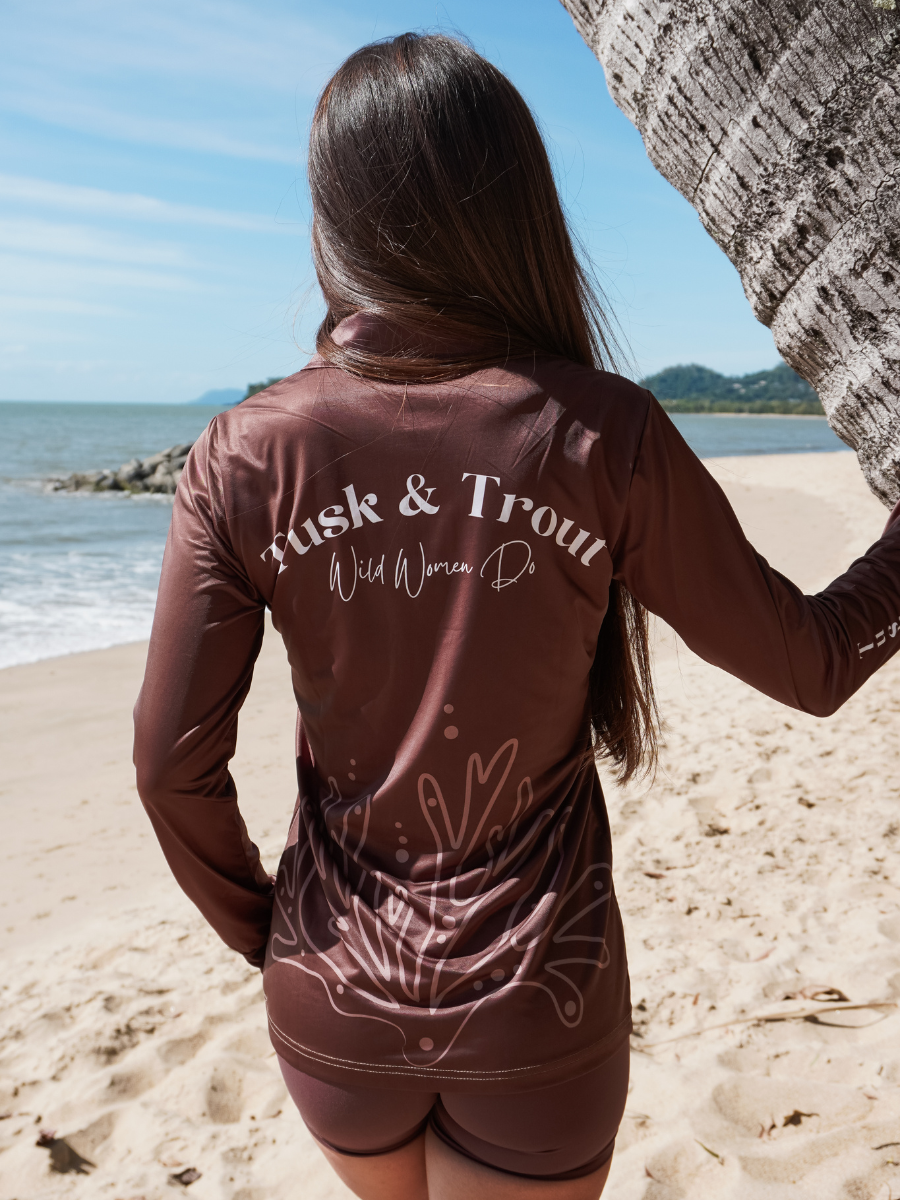 Chocolate Coral Fishing Jersey