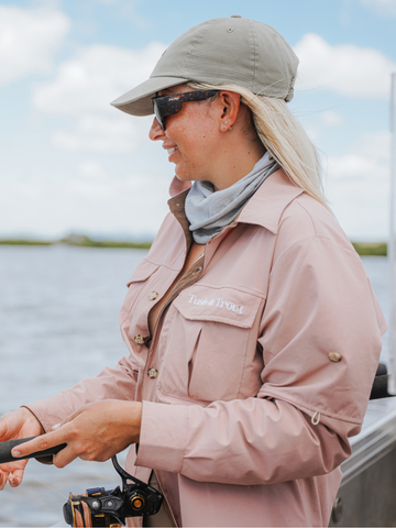 Dusty Pink Fishing Shirt