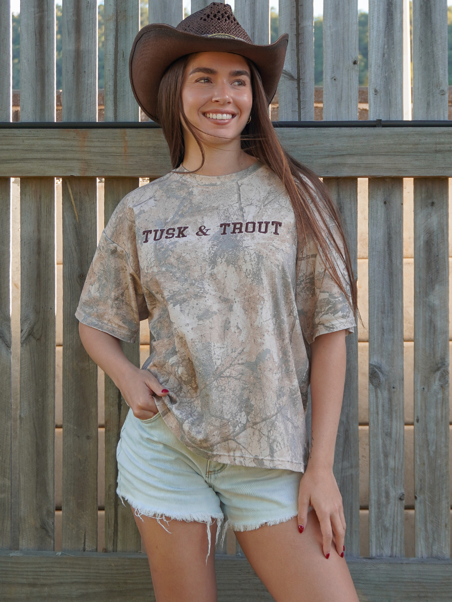 Adventure Camo Oversized Tee