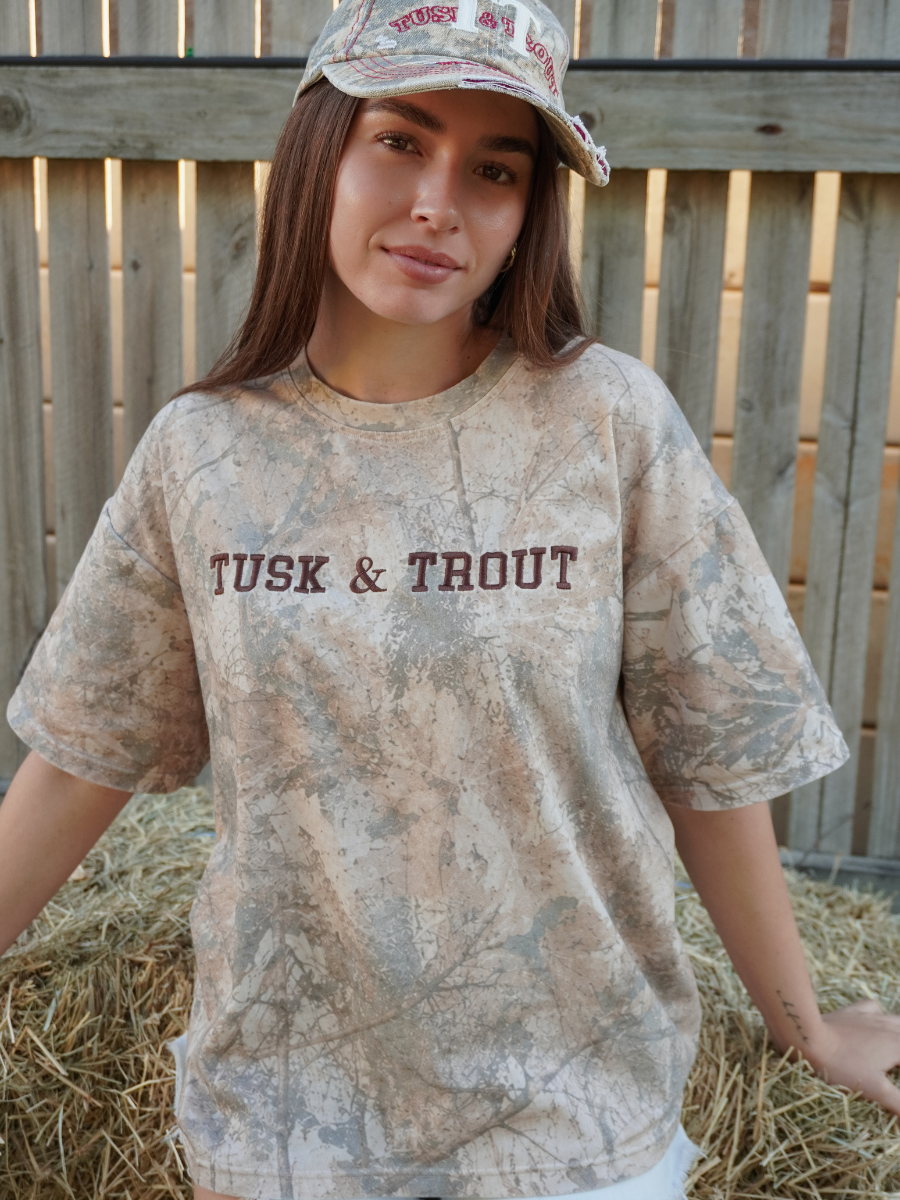 Adventure Camo Oversized Tee