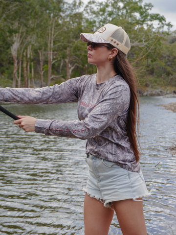 Earth Camo Fishing Jersey