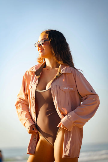 Dusty Pink Fishing Shirt