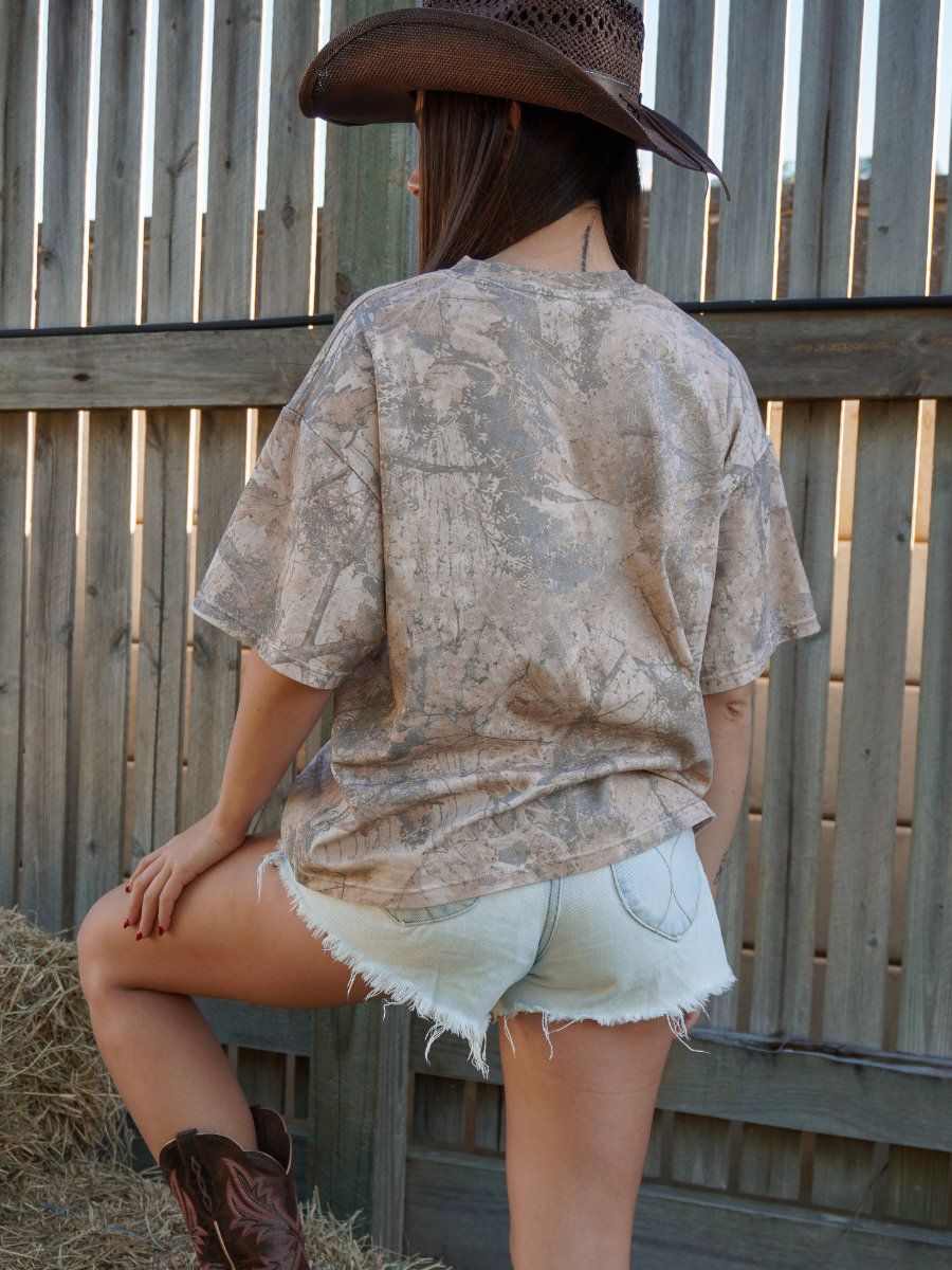 Adventure Camo Oversized Tee