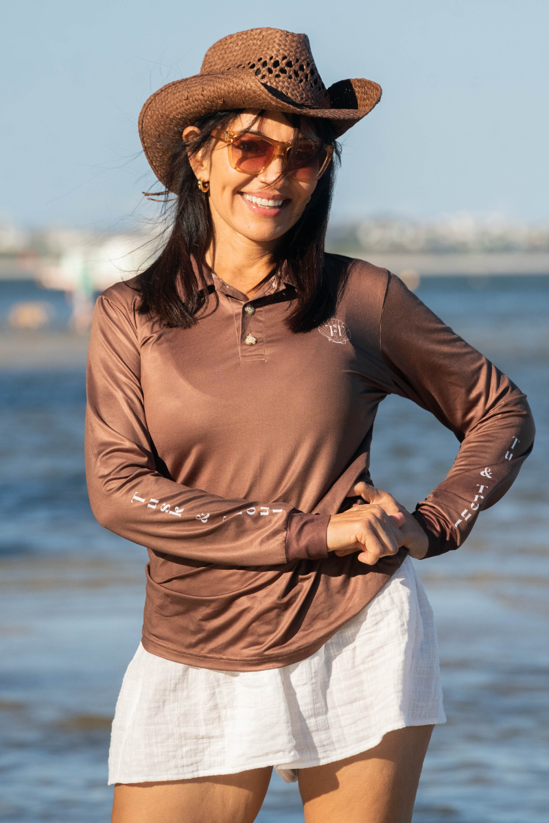 Chocolate Coral Fishing Jersey